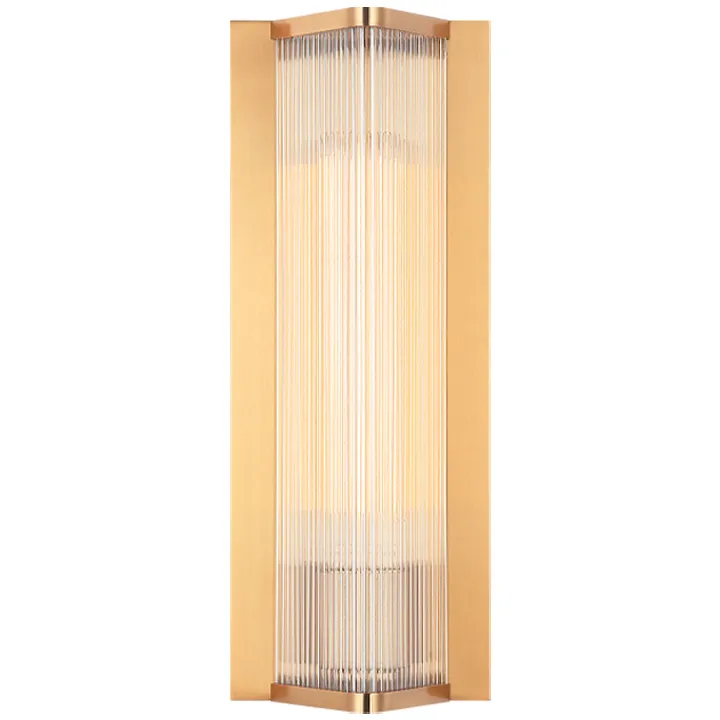 Palmira LED 6.38 inch Aged Gold Brass Wall Sconce Wall Light