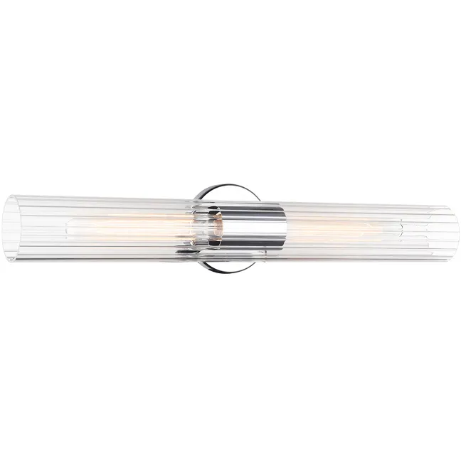Odette 2 Light 4.75 inch Chrome Wall Sconce Wall Light