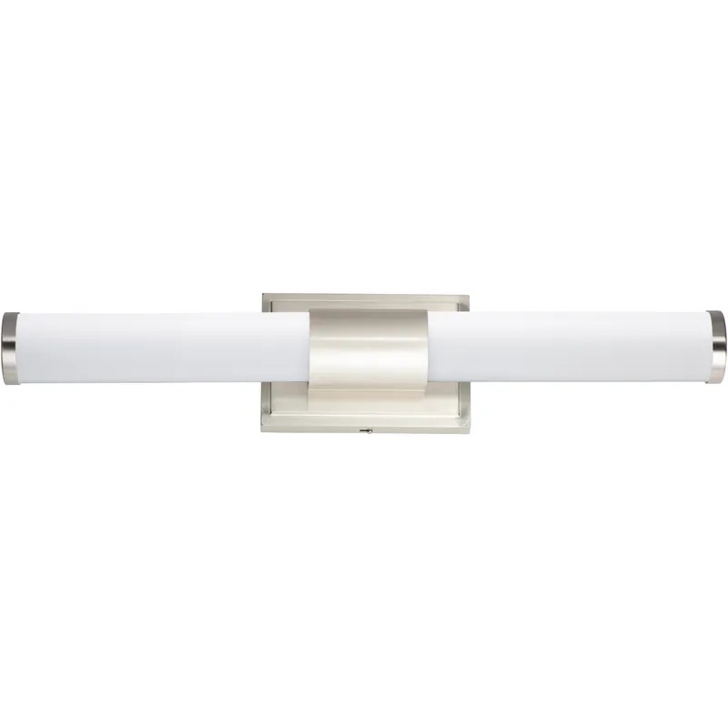 Optic LED 24 inch Satin Nickel Bath Vanity Wall Light