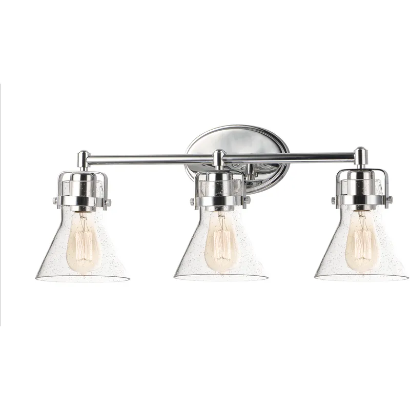 Seafarer 3 Light 24.25 inch Oil Rubbed Bronze Bath Vanity Wall Light in Incandescent Bulb Not Included