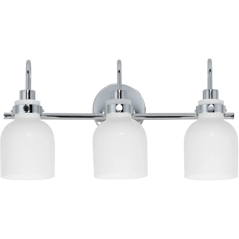 Milk 3 Light 22 inch Polished Chrome Bath Vanity Wall Light