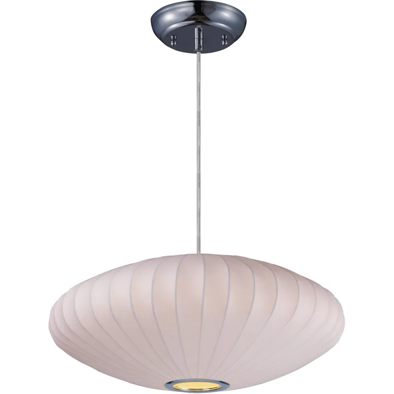 Cocoon 1 Light 25 inch Polished Chrome Entry Foyer Pendant Ceiling Light