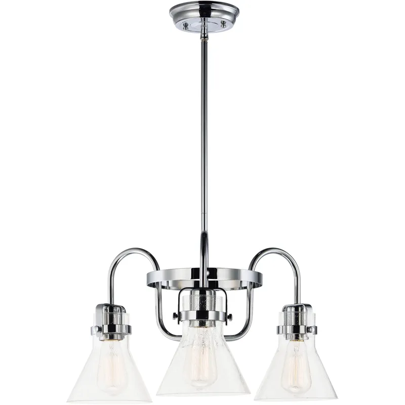Seafarer 3 Light 21.5 inch Oil Rubbed Bronze Single-Tier Chandelier Ceiling Light in Incandescent Bulb Not Included