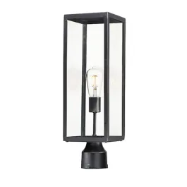 Maxim Lighting Catalina 1-Light Outdoor Pole/Post Lantern - 120V - Dark Bronze