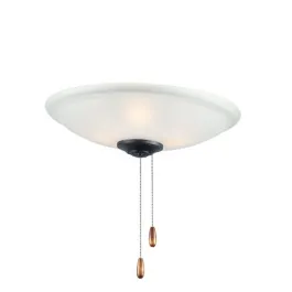 Maxim Lighting Basic-Max 3-Light Fan Kit - Black