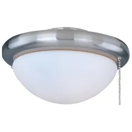 Maxim Lighting 1-Light Ceiling Fan Light Kit - Satin Nickel