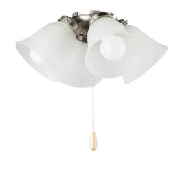 Maxim Lighting 4-Light Ceiling Fan Light Kit - 120V - Satin Nickel