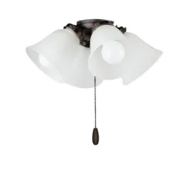 Maxim Lighting 4-Light Ceiling Fan Light Kit - 120V - Oil Rubbed Bronze