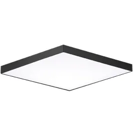 Maxim Lighting Trim 8.5" Square LED Flush Mount - 3000K - 120V - Black