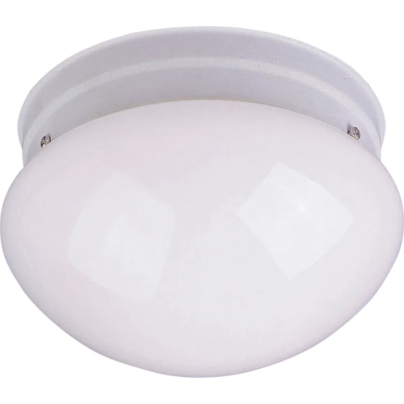 Essentials - 588x 2 Light 9 inch White Flush Mount Ceiling Light