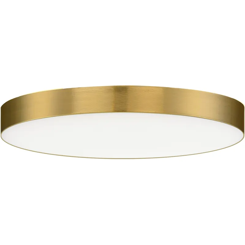 Trim LED 7 inch Satin Brass Flush Mount Ceiling Light
