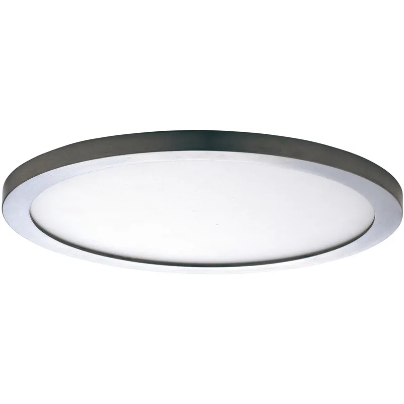Wafer LED 7 inch Satin Nickel Flush Mount Ceiling Light