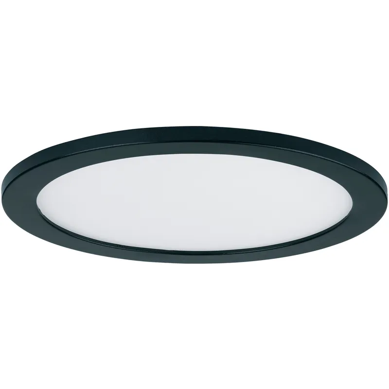 Wafer LED 7 inch Black Flush Mount Ceiling Light