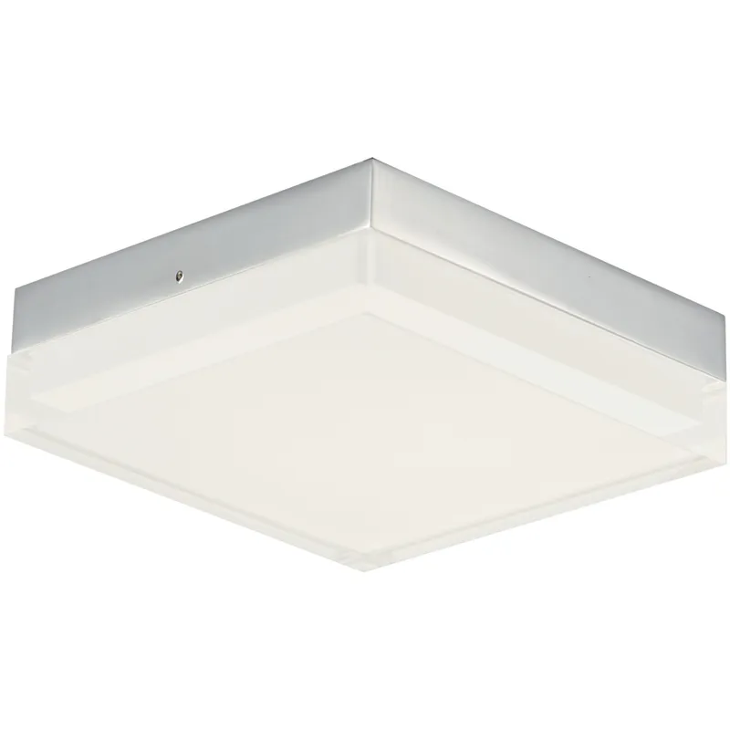 Illuminaire II LED 6.25 inch Polished Chrome Flush Mount Ceiling Light
