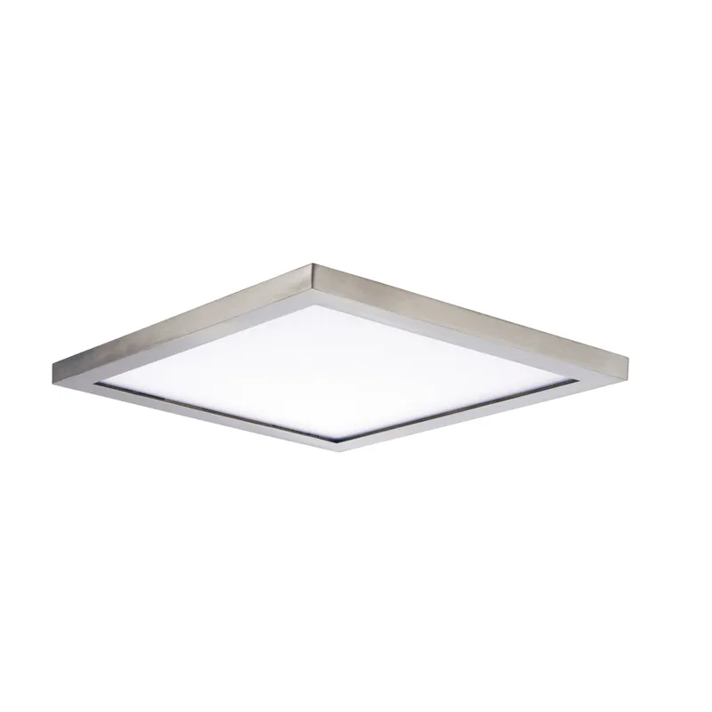 Wafer LED 15 inch Satin Nickel Flush Mount Ceiling Light