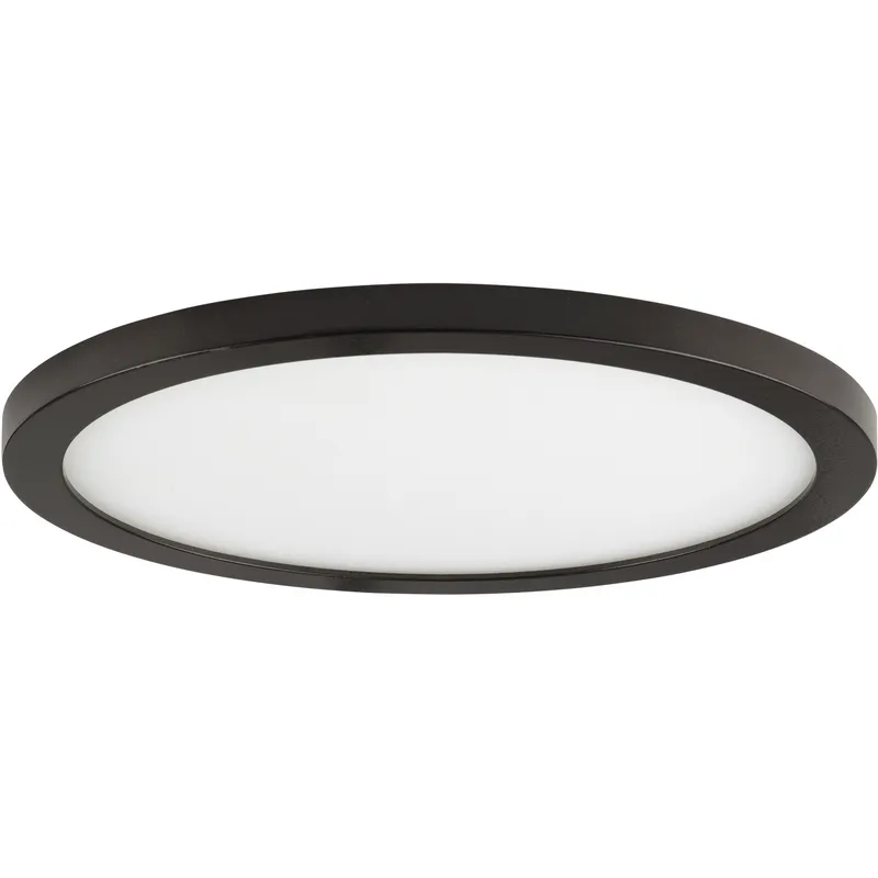 Wafer LED 7 inch Bronze Flush Mount Ceiling Light