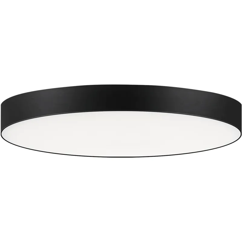 Trim - 0-10 V LED 7 inch Black Flush Mount Ceiling Light