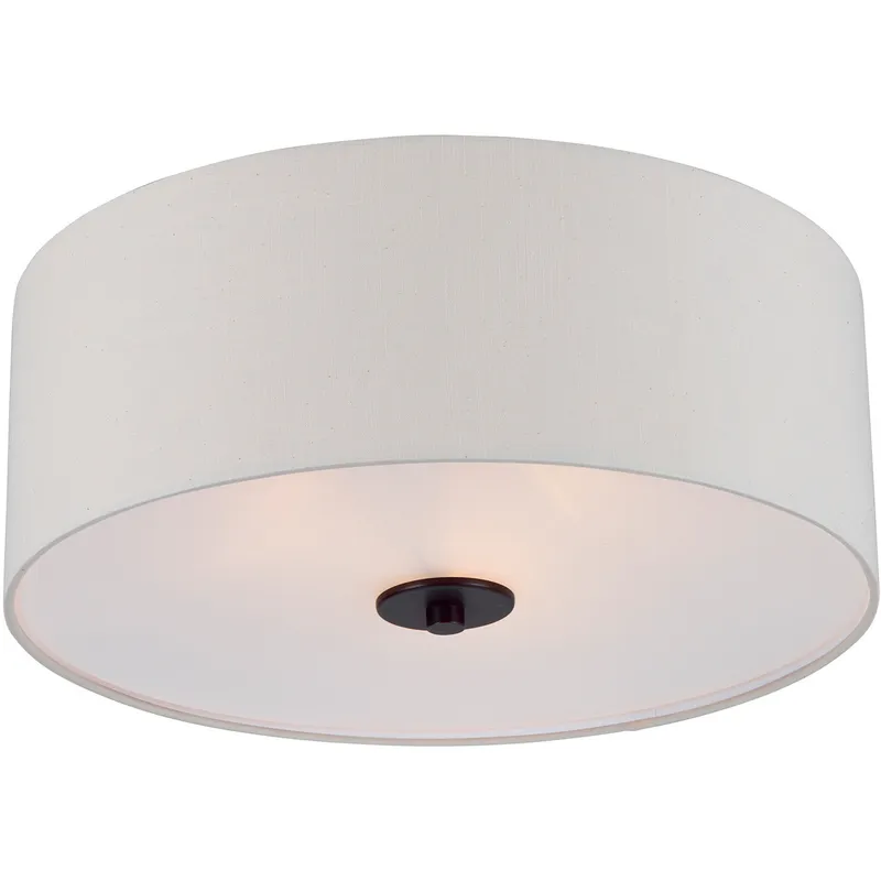 Bongo 3 Light 18 inch Oil Rubbed Bronze Flush Mount Ceiling Light