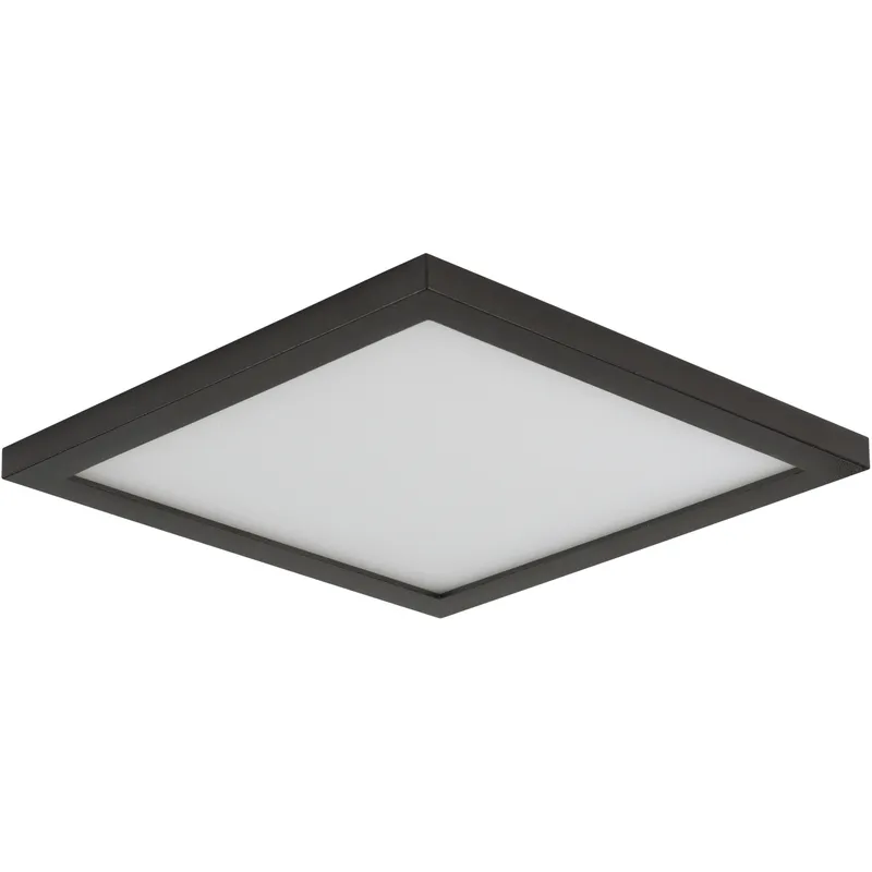 Wafer LED 9 inch Bronze Flush Mount Ceiling Light