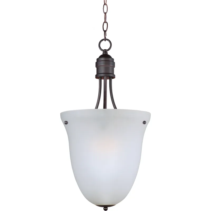 Logan 3 Light 12.75 inch Oil Rubbed Bronze Entry Foyer Pendant Ceiling Light
