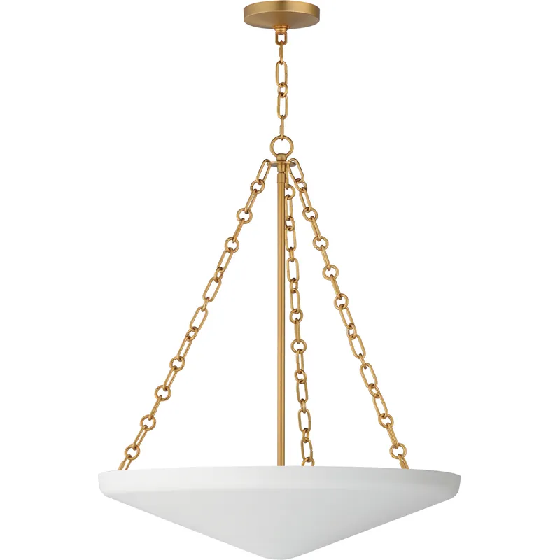 Artemis 6 Light 23.5 inch Natural Aged Brass Entry Foyer Pendant Ceiling Light