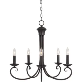 Maxim Lighting Loft 5-Light Chandelier - 120V - Oil Rubbed Bronze