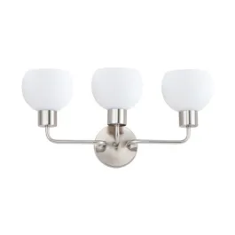 Maxim Lighting Coraline 3-Light Bath Vanity Light - 120V - Satin Nickel