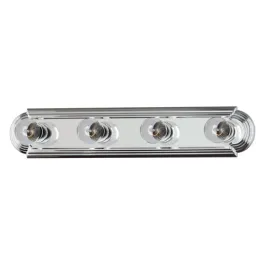 Maxim Lighting Essentials 4-Light Racetrack Vanity Light - 120V - Polished Chrome