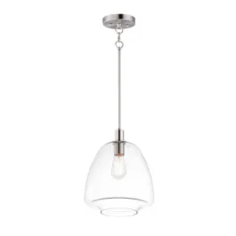 Maxim Lighting Babylon 12" 1-Light Pendant - 120V - Satin Nickel
