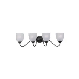 Maxim Lighting Stefan 4-Light Bath Vanity Light - 120V - Black