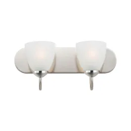 Maxim Lighting Axis 2-Light Bath Vanity Light - 120V - Satin Nickel