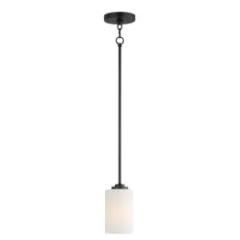 Maxim Lighting Deven 1-Light Mini Pendant - 120V - Black
