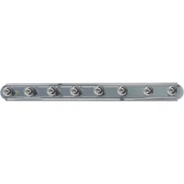 Maxim Lighting Essentials 8-Light Racetrack Vanity Light - 120V - Satin Nickel
