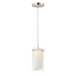 Maxim Lighting Duo LED Mini Pendant - 3000K - 120V - Satin Nickel