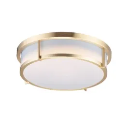 Maxim Lighting Rogue 17" LED Flush Mount - 3000K - 120V - Satin Brass