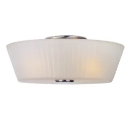 Maxim Lighting Finesse 3-Light Flush Mount - 120V - Satin Nickel