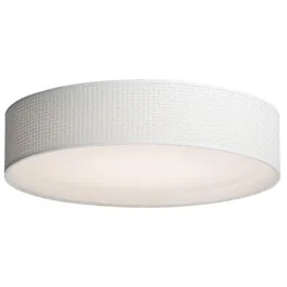 Maxim Lighting Prime 32W 25" LED Flush Mount - 3000K - 2,000 Lumens - 120-277V - White Weave