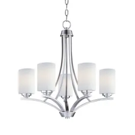 Maxim Lighting Deven 5-Light Chandelier - 120V - Satin Nickel