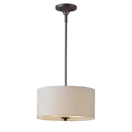 Maxim Lighting Bongo 13" 2-Light Pendant Light - 120V - Oil Rubbed Bronze