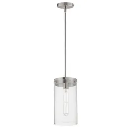 Maxim Lighting Pinn Large Single Pendant - 120V - Satin Nickel
