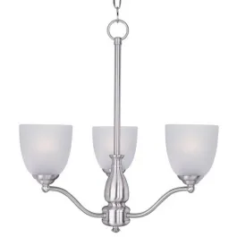 Maxim Lighting Stefan 3-Light Chandelier - 120V - Satin Nickel