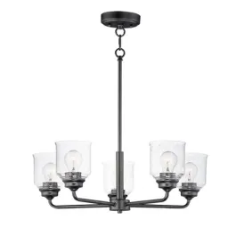 Maxim Lighting Acadia 5-Light Chandelier - 120V - Black