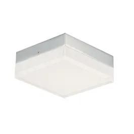 Maxim Lighting Illuminaire II 5" Square LED Flush Mount - 3000K - 120V - Polished Chrome