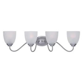 Maxim Lighting Stefan 4-Light Bath Vanity Light - 120V - Satin Nickel