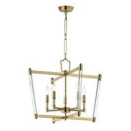 Maxim Lighting Lucent 5-Light Chandelier - 120V - Heritage Brass