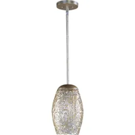 Maxim Lighting Arabesque 1-Light Mini Pendant - 120V - Golden Silver