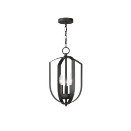Maxim Lighting Provident 16" 3-Light Chandelier - 120V - Black