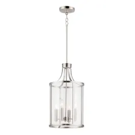 Maxim Lighting Sentinel 4-Light Pendant - 120V - Satin Nickel