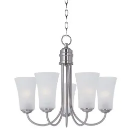 Maxim Lighting Logan 5-Light Chandelier - 120V - Satin Nickel