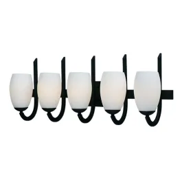 Maxim Lighting Taylor 5-Light Bath Vanity Light - 120V - Textured Black